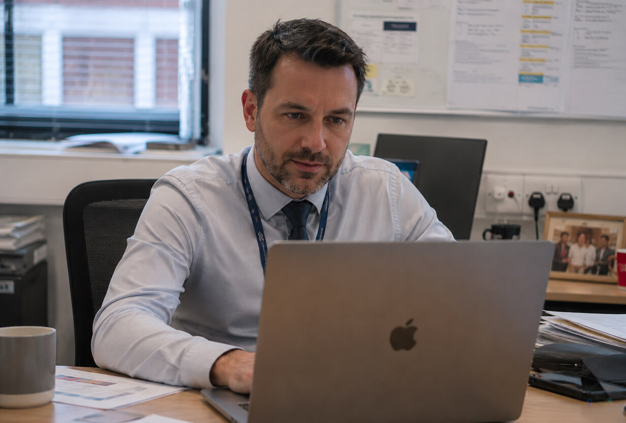 SLT member watching a supplier presentation